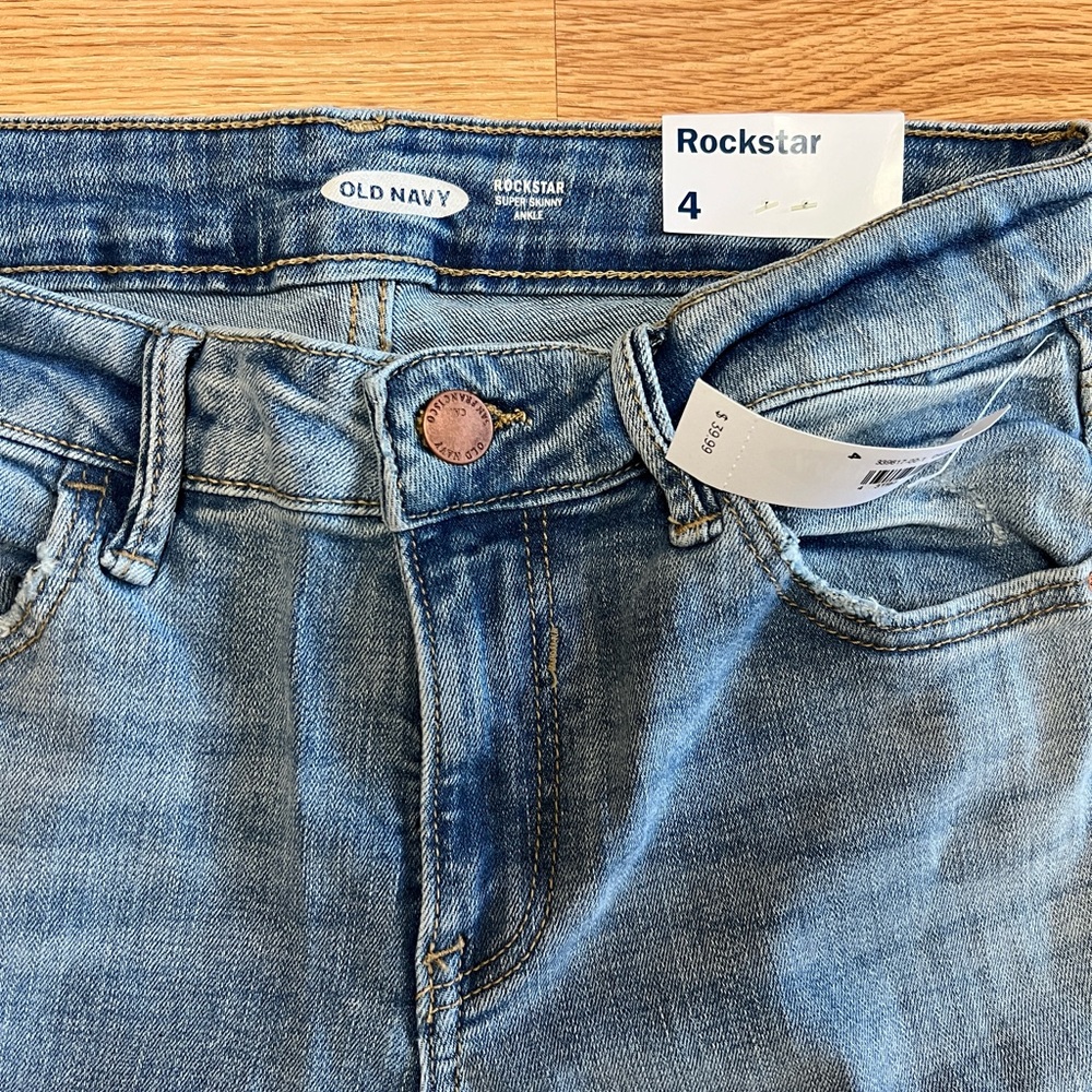 Old Navy rockstar super skinny ankle jeans size 4 brand new with tags - Picture 4 of 4